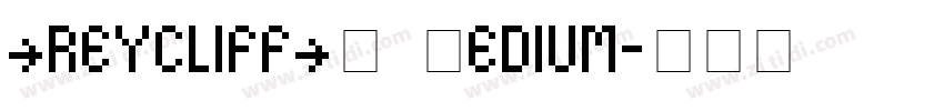 CreycliffCF Medium字体转换